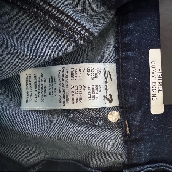 NWT Seven7 High Rise Dark Blue Jeans Legging - Picture 10 of 10